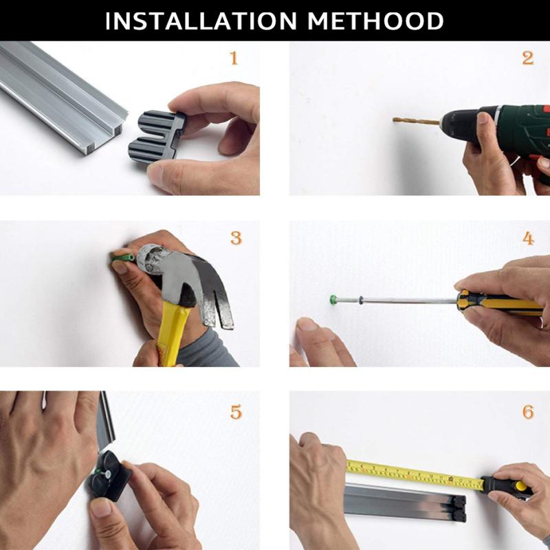 Держатель для ножей, настенный блок, держатель для хранения, сильная магнитная подставка для ножей, органайзер для кухонных принадлежностей