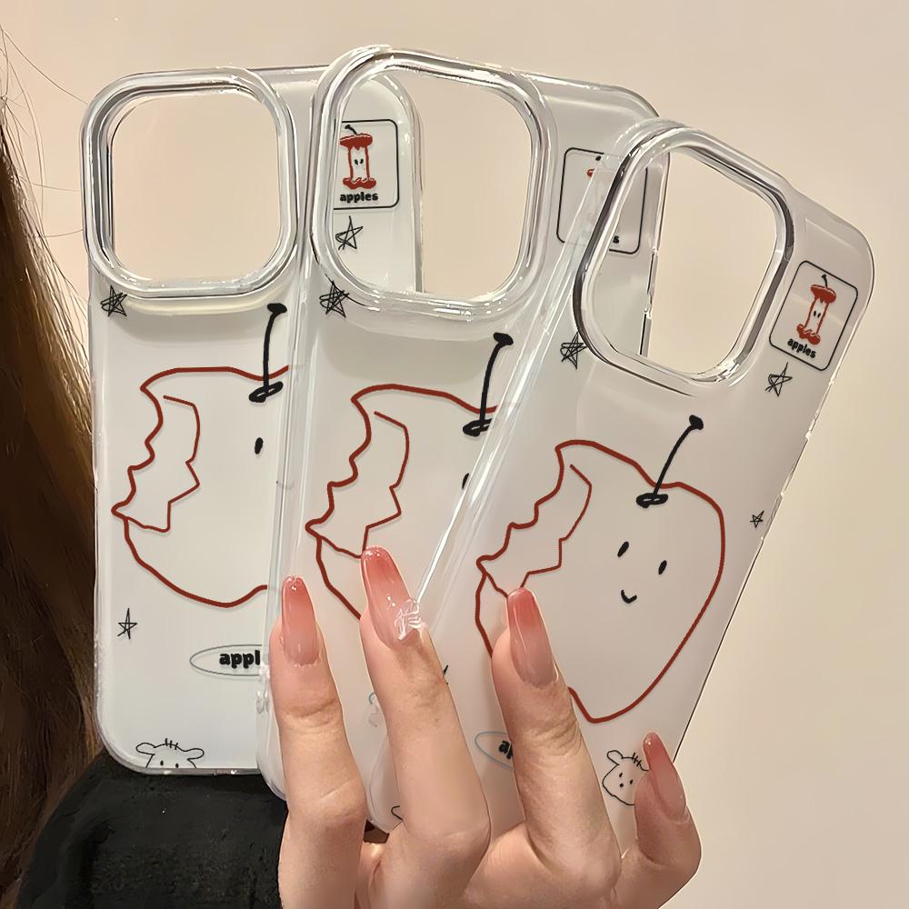 Расписной чехол для телефона для iPhone 12 13 15 16 iPhone 16 12 13 14 15 Pro 14 15 16 Pro Max Полное покрытие Противоударный Защита от отпечатков пальцев Свежий стиль Защитный чехол