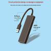 Многопортовый USB-адаптер 4-в-1 с пластиковым корпусом
