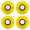PUENTE 4pcs 60x45mm Skateboard Wheels 78A Longboard Cruiser Wheels Replacement PartsYellow