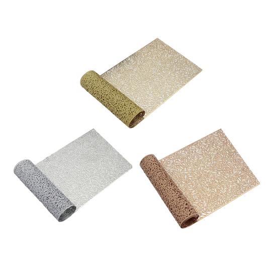 Дорожка на стол, противоожоговая, ПВХ, ажурный дизайн, термостойкая, коврик для еды, защитный от ожогов чехол для обеденного стола