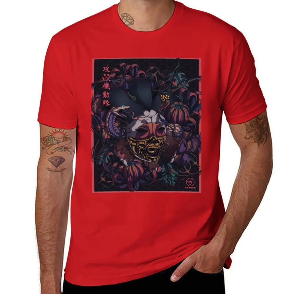 Ghost in the Shell Alternative Poster T-Shirt tees Aesthetic clothing t shirt men