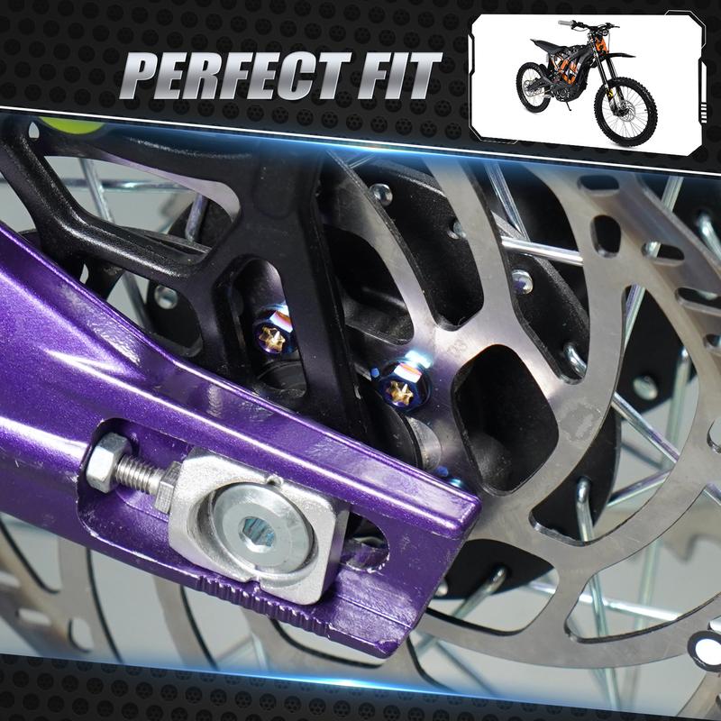 NICECNC For Surron light bee X S L1E Electric Dirt Bike 2017-2025 6PCS M6X13 Rear Brake Disc Pad Screws For Segway X160 X260