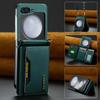 Многофункциональный кожаный чехол-кошелек для карт Samsung Z Flip 6 5 4 3 5G Crossbody Lanyard Phone Bag для Galaxy Z Flip6 Flip5 Flip4