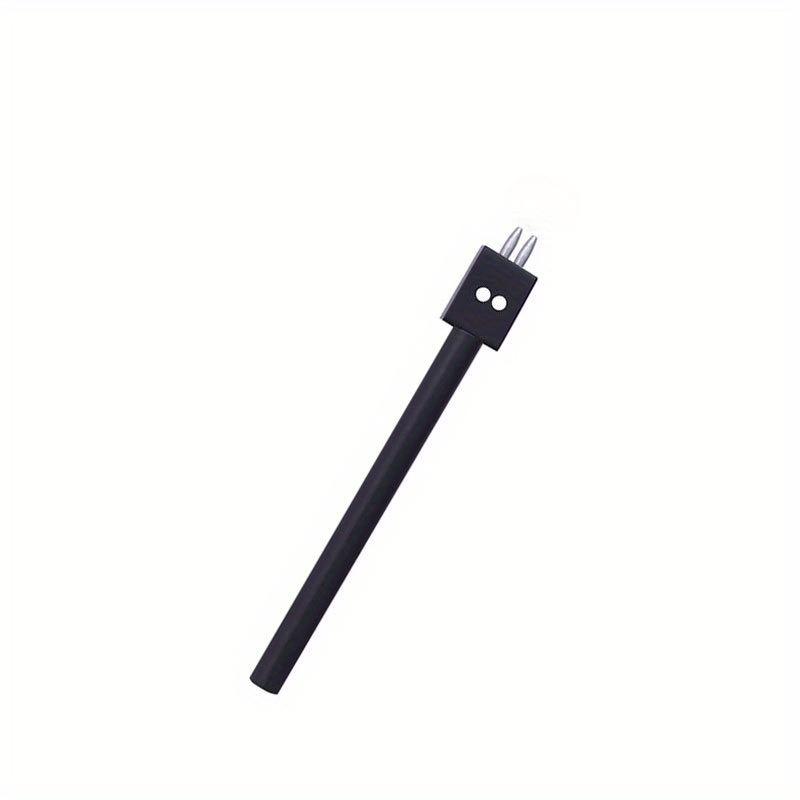 Инструмент для пробивки отверстий в коже, регулируемый ручной перфоратор 4 мм, стальной дырокол для ремонта кожи, незаряженный инструмент для пробивки отверстий