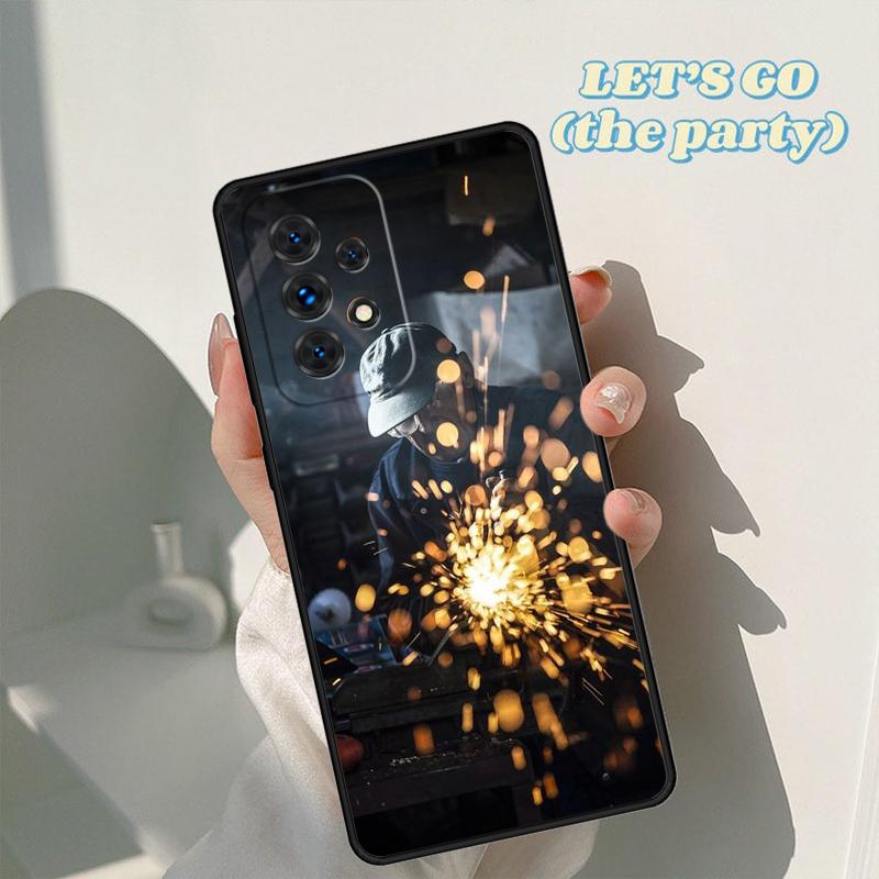 Сварщик Сварка Металлообработчик Пайка чехол Для Samsung Galaxy A42 A31 A40 A51 A71 A32 A80 A91 A52 A72 A20e A50 A70 A11 A12