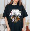 Винтажная футболка Disney Star Wars Микки и друзья Унисекс для взрослых и детей 592437