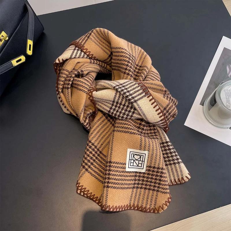 Minimalist New Scarf for Autumn and Winter High-end Feeling Age Reducing Couple Student Scarf