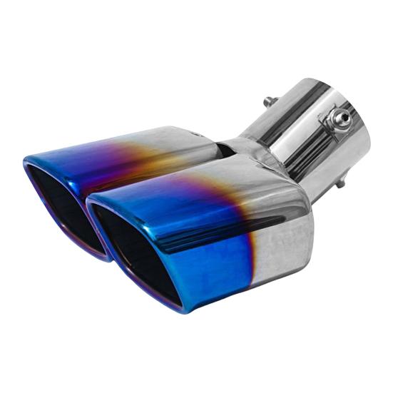 Износостойкий выхлопной наконечник, грязеотталкивающий практичный двойной задний хвост автомобиля для грузовика, антикоррозийный