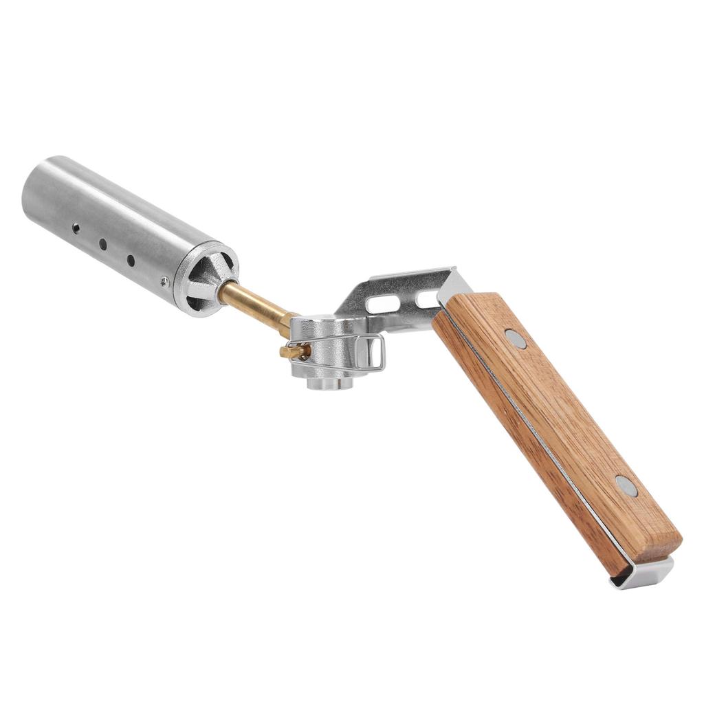 Огнемет Складной Высокой Мощности Уличный Фонарь Портативный Деревянная Ручка Хозяйственный Фонарь для Пикника Готовки