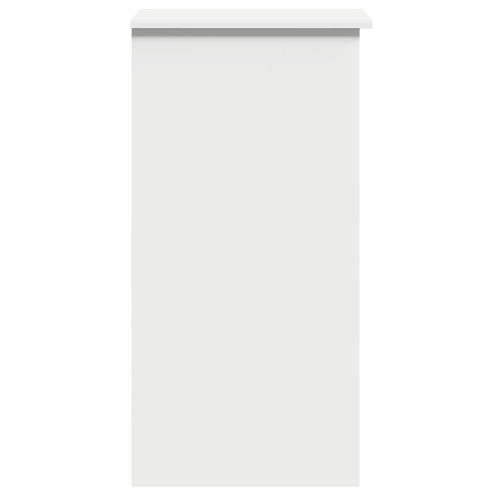 Vidaxl Biurko Z Półkami, Biała, 84X40X78 Cm, Materiał Drewnopochodny