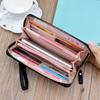 Women's Fashion Long Zipper Wallet - Large Capacity Clutch with Litchi Pattern and Mobile Phone Pocket