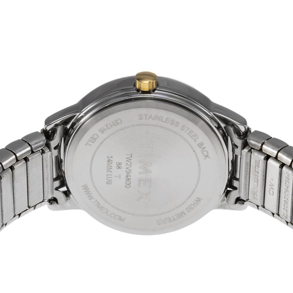 Timex Watch EASY READER White Dial Stainless Steel Mineral Glass Quartz 30MM American Watch Brand TW2V94800 Unisex Gold [TIMEX] [Item]