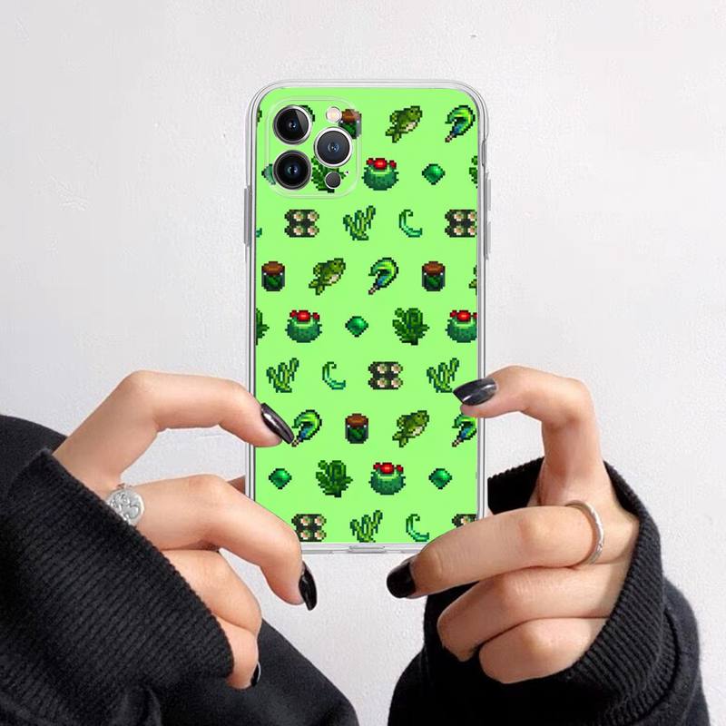 Чехол для телефона Stardew Valley для iPhone 14 13 12 11 Pro Max XS X XR SE 2020 6 7 8 Plus Mini Прозрачный корпус