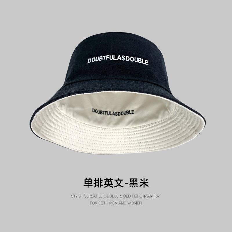 Unisex Four Seasons Hat Women's Fashion Summer Double Sided Bucket Hat Outdoor Sunscreen Mountaineering Hat Men's Shade Basin Hat