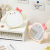 Cartoon Decorative Mirror Folding Mirror Desktop Standing Makeup Mirrors for Student Dormitory Supplies Wall-mounted Mirrors