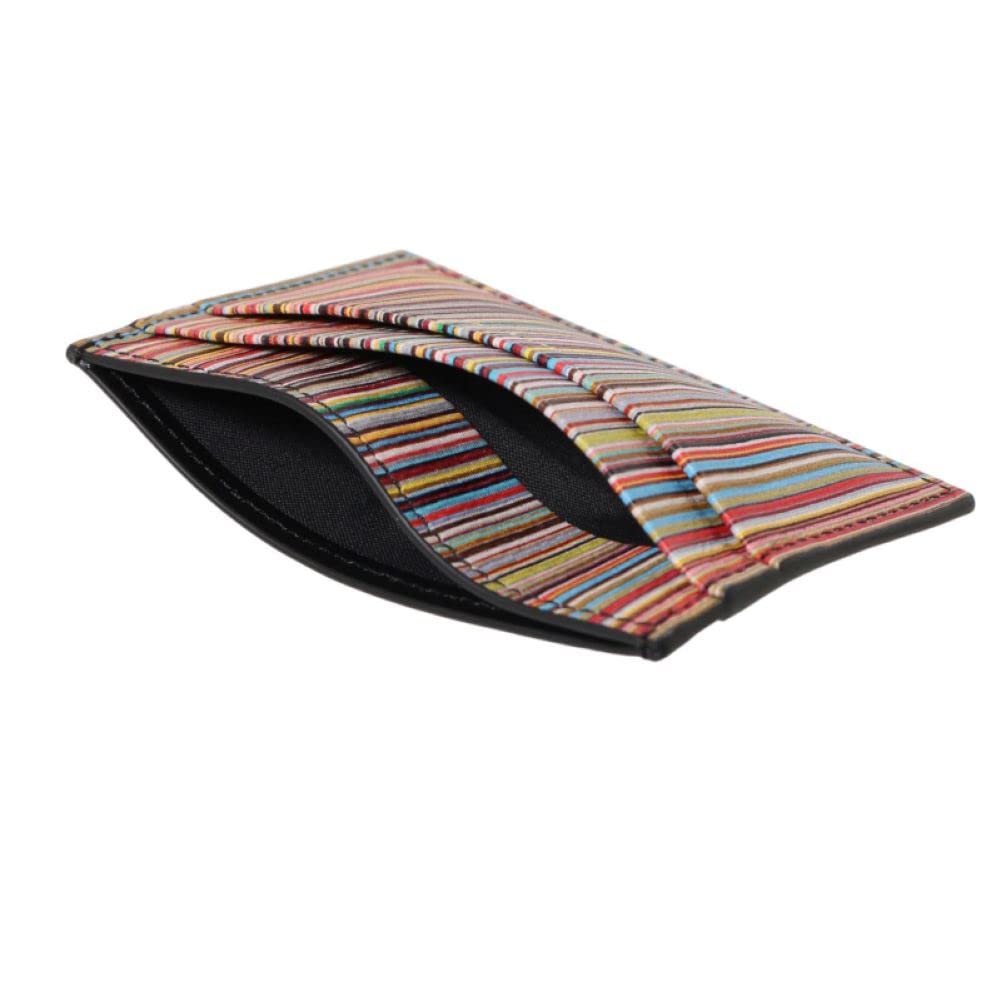 Paul Smith Визитница, держатель для карт, черный, многоцветный, 79, сделано в Италии, для мужчин 4768/BMULTI [Товар]