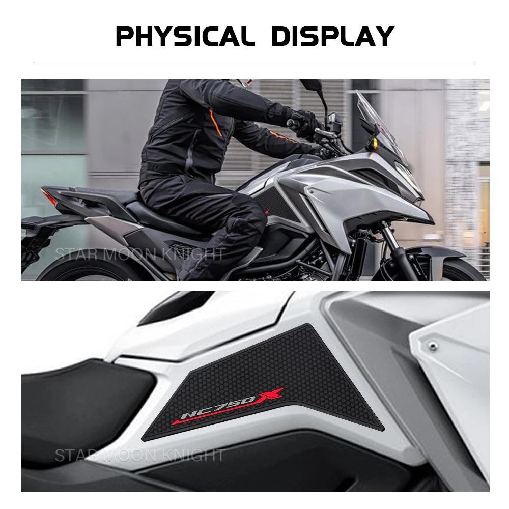 For HONDA NC750X NC 750 X 2022 - Anti-slip Side Fuel Tank Pad Protector Stickers Decal Gas Knee Grip Traction Pad