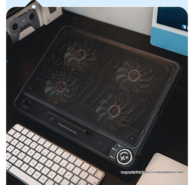 2025 Охлаждающая подставка для игрового ноутбука с воздушным охлаждением для компьютеров 15,6"-16"