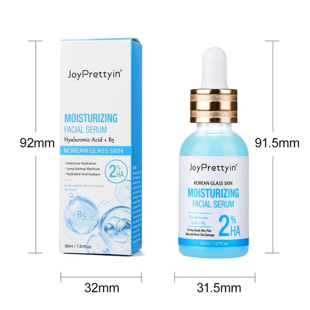Hyaluronic Acid Face Serum Moisturizing Smoothing Reduces Dryness Fine Lines Hydrating Facial Essence Korean Skin Care
