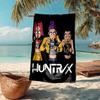 Ultra-Soft Beach Towel with KPop Demon Hunters Theme,Ideal for Pool - Camping, Diving - Perfect Travel Essential, Vibrant Beach Towel.