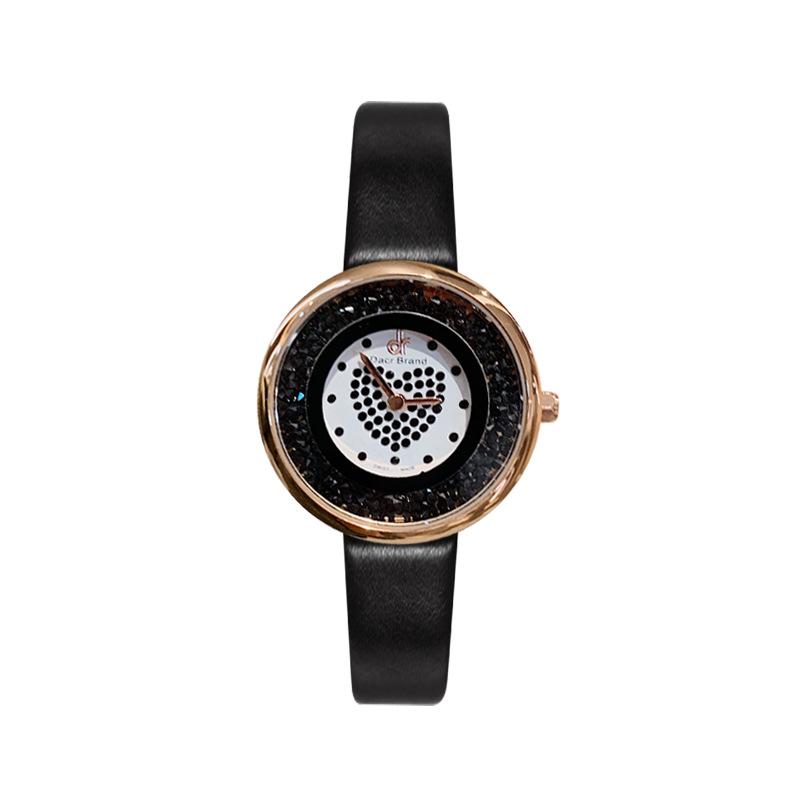 Новые женские часы Ins Fashion Quicksand женские кварцевые часы Heart-shaped Diamond Водонепроницаемые женские часы с ремешком