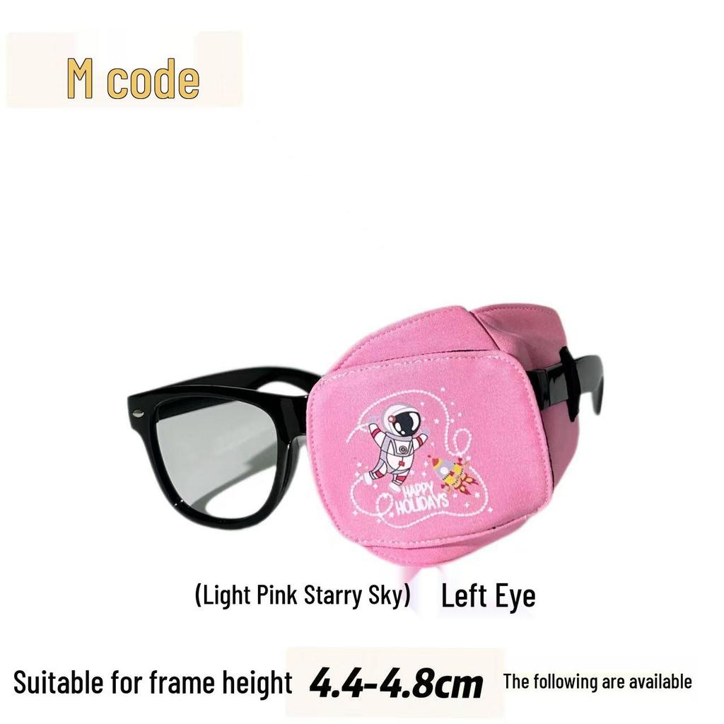 Детский патч для глаз из чистого хлопка при амблиопии для послеоперационных тренировок зрения и коррекции косоглазия/дальнозоркости