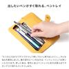Large Capacity Slim and Elegant Pencil Case with Made of Genuine Leather for Men and Made in Saxophone Case [HUKURO] Tray, Women, Japan,