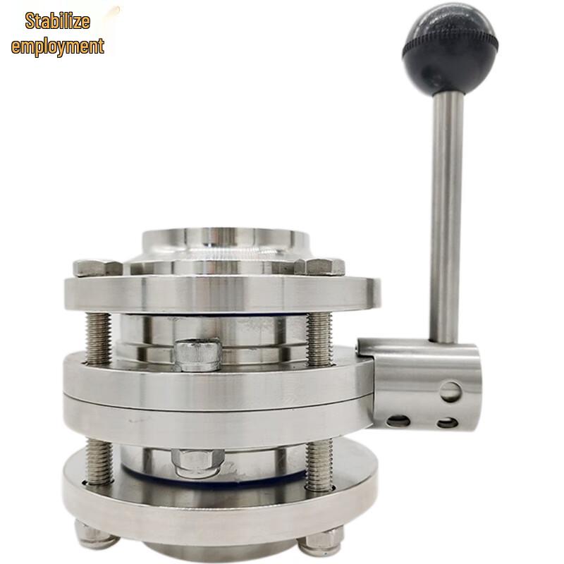 Wengong Sanitary 3-Piece Butterfly Valve