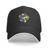 Rubik's Cube Illustration Baseball Caps Snapback Fashion Baseball Hats Breathable Casual Unisex Customizable Polychromatic
