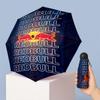 Red Bull Racing Печатный 5?Сложить Мини-зонт 8?Складной ветрозащитный зонт с ребрами для женщин, карманный