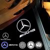 2 шт. Светодиодные лампы-проекторы на двери автомобиля Аксессуары Для Mercedes Benz AMG A B C M ML GLA GLS E-Class W176 W205 W166 W246 W212 R4