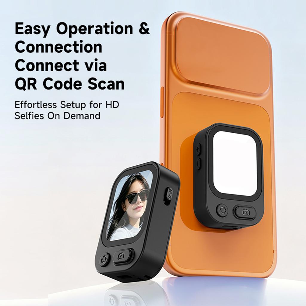 Phone Selfie Monitor Wireless Magnetic Selfie Monitor Screen Projector Mobile Phone Rear Camera Selfie Video Camera For Vlog