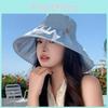 Summer Fashion Sun Hat For Women With Large Brim Breathable Polyester Sunshade Casual Outdoor Travel