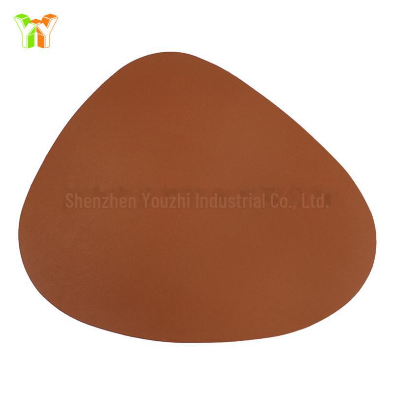 Набор двухсторонних водонепроницаемых и маслостойких салфеток из скандинавской искусственной кожи под столовые приборы