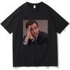 Funny Michael Scott Print TShirt Print Women's Harajuku Short Sleeve Casual Women's Clothing Street Tops Tees  Clothes Tops