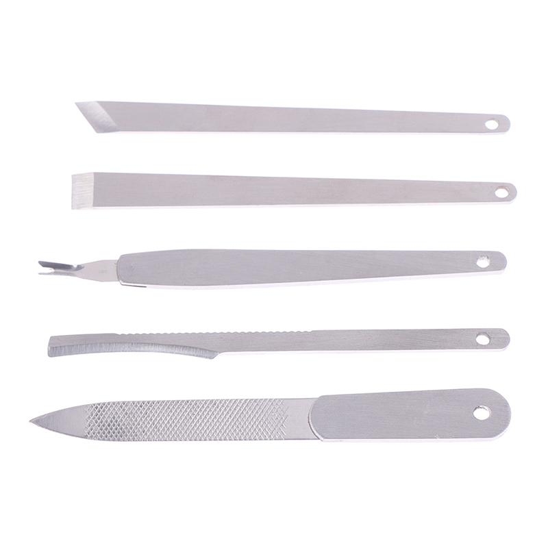 Простая пилочка для ногтей, вилка для мертвой кожи, инструмент для маникюра и педикюра, нож для педикюра, инструмент для красоты