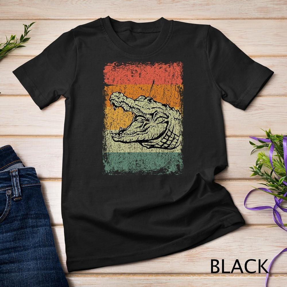 Retro Alligator Gift Vintage Crocodile Unisex T-shirt
