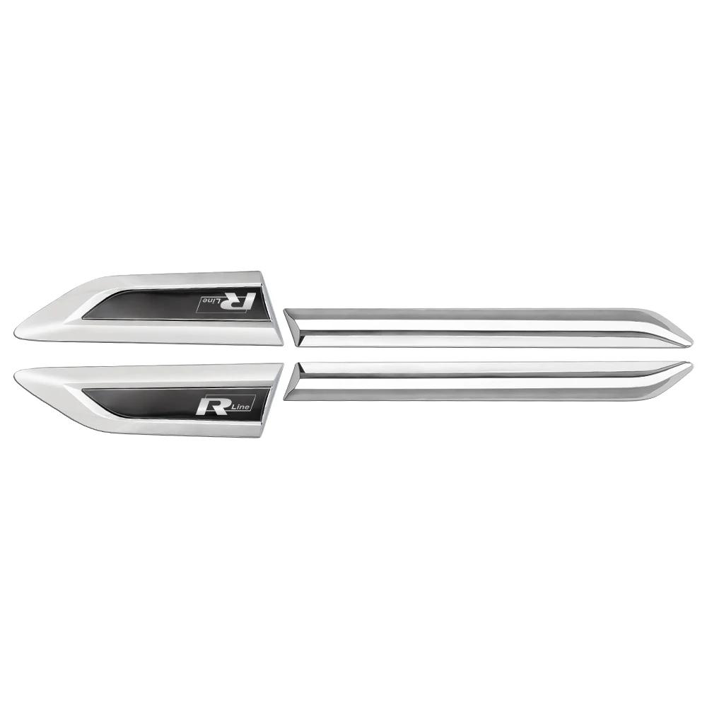 VW GTI GOLF 2026 Hot For VW VOLKSWAGEN 2pcs ABS GTI 4 Motion R RLINE Letter Car Fender Side Wing Emblem Badge Stickers For VW Vo