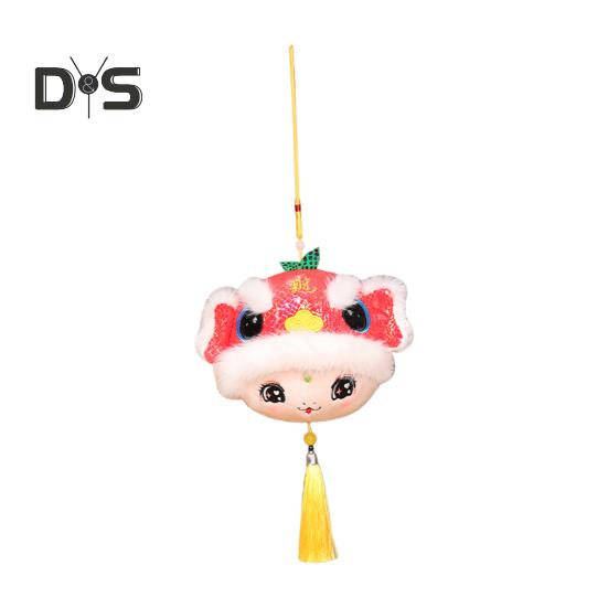 Подвеска в виде плюшевой змеи, мультяшная змея, брелок для ключей, талисман со знаком зодиака, кукла для китайского Нового года