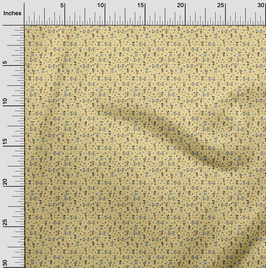 oneOone Cotton Flex Gray Fabric Random Craft Projects Decor Fabric Printed By The Yard 40 Inch