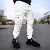 Autumn Men's Casual Pants Black Jogger Pants Loose Straight American Style Cargo Pants Ins Trend