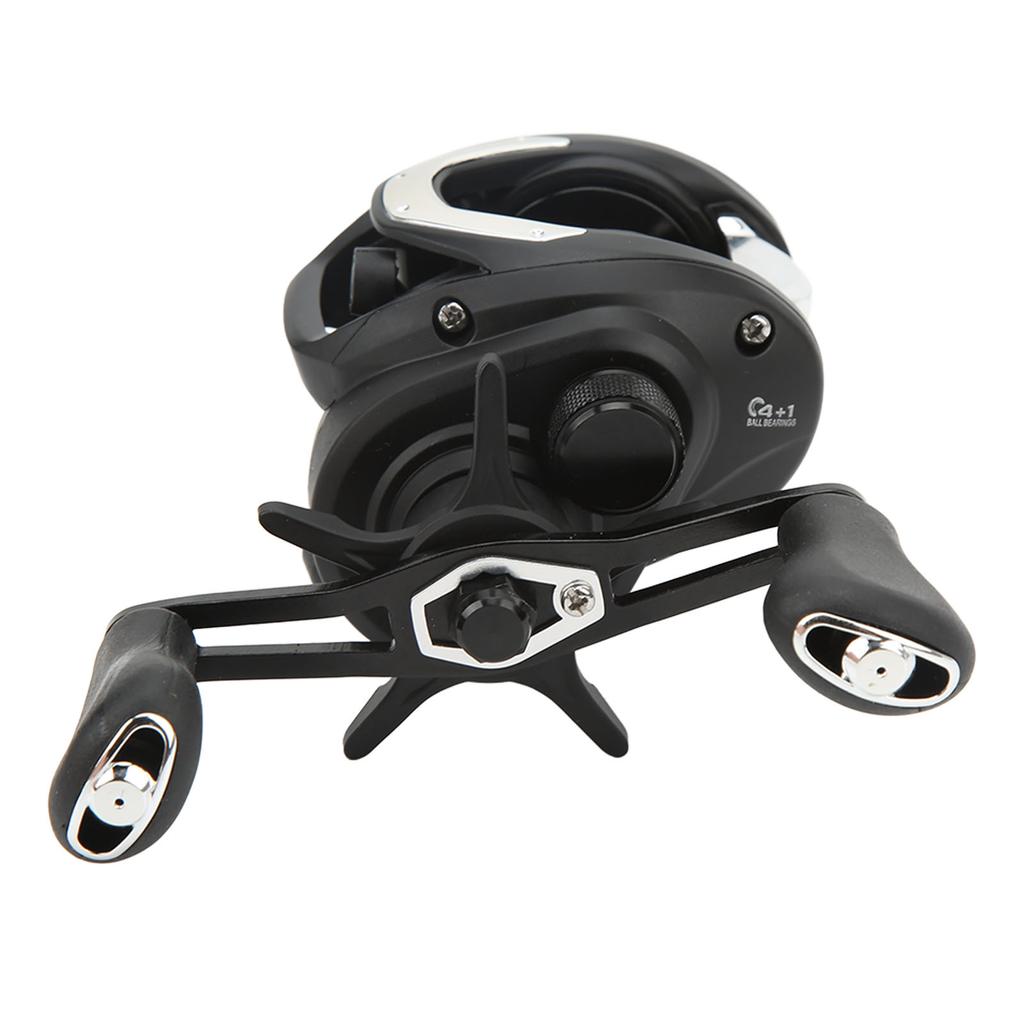 CC80 Water Drop Lure Fishing Reel 7.5:1 Long Range Micro Raft Bait Casting Fishing Wheel Right Hand