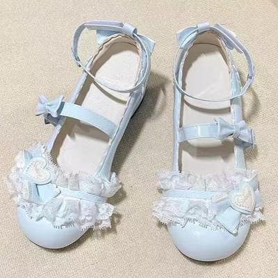 Модные массивные туфли Мэри Джейн, женские модные туфли с круглым носком, неглубоким вырезом, бантом, ремешком с одной пряжкой, нескользящим и износостойким каблуком