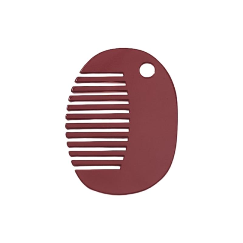 Модное мини-ожерелье-подвеска в виде расчески, портативная расческа для стильных женщин, инструмент для ухода за волосами, уникальные аксессуары