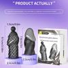 2PCS Crystal Penis Sleeve with Glans Cover Enlargement Condom Extender Exerciser for Men's Sexual Health And Performance