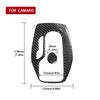 Carbon Fiber Interior Gear Shift Panel Cover Trim For Chevrolet Camaro 2017-