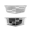 Metal Car Side Emblem 9.3x3.2CM Rear Trunk Badge Decal For Cadillac STS CT5 CT6 BLS Escalade ATS CTS SRX XTS DTS Accessories