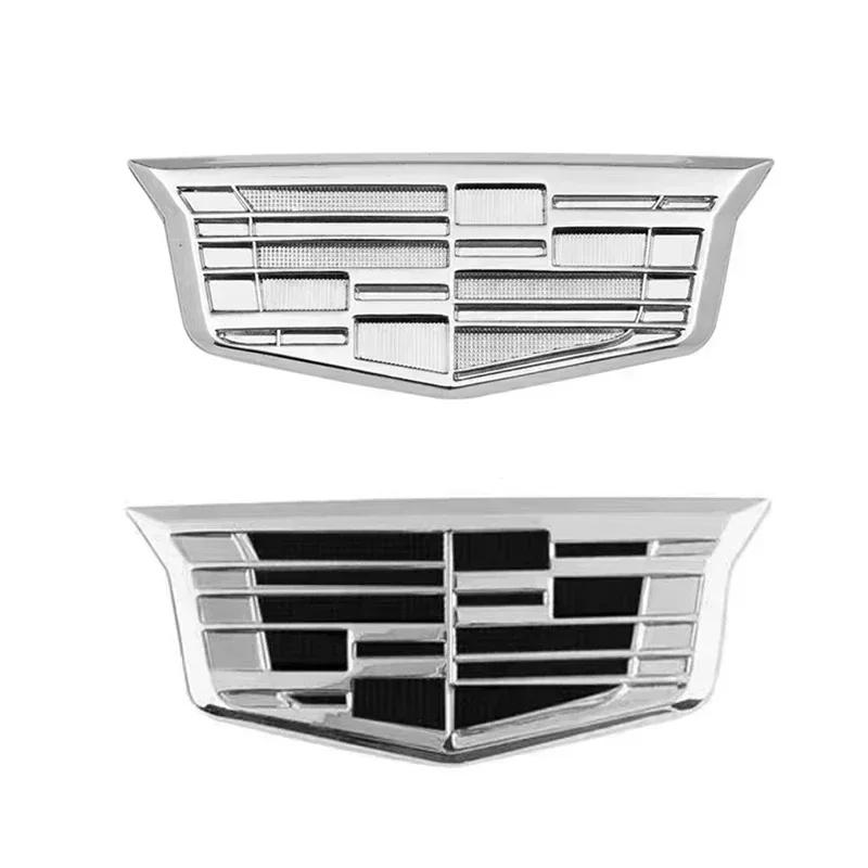 Metal Car Side Emblem 9.3x3.2CM Rear Trunk Badge Decal For Cadillac STS CT5 CT6 BLS Escalade ATS CTS SRX XTS DTS Accessories