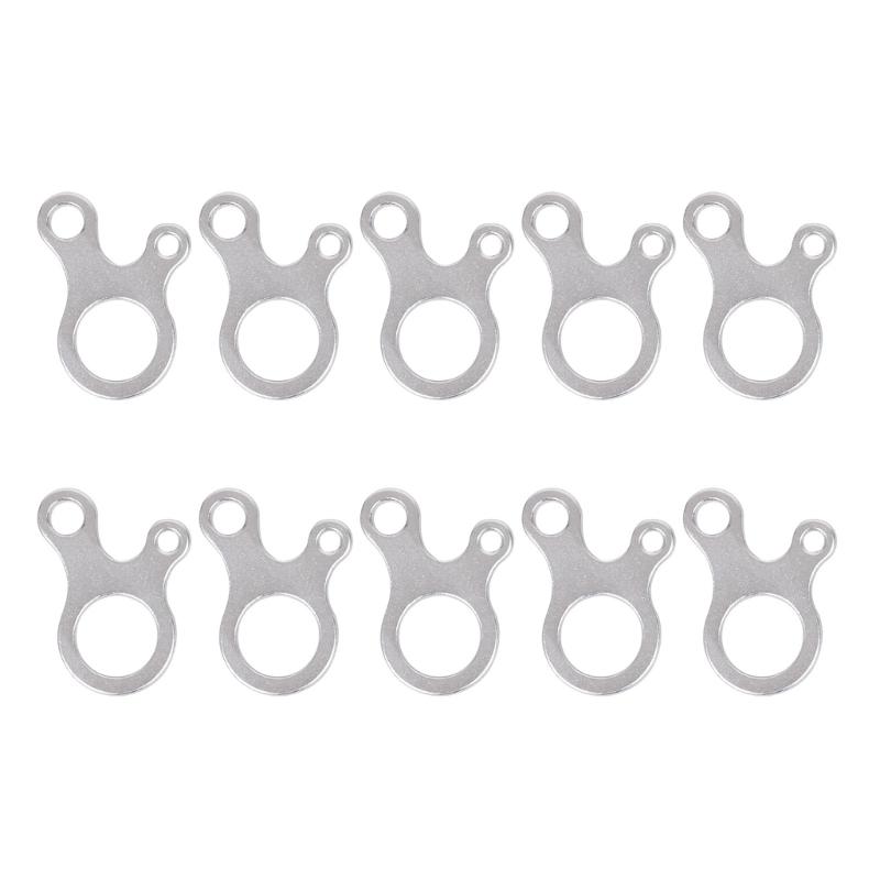 10 Pcs Aluminum Alloy Tent Rope Buckle Tent Fastener Tensioner Guyline Cord Adjuster Camping Accessories Durable